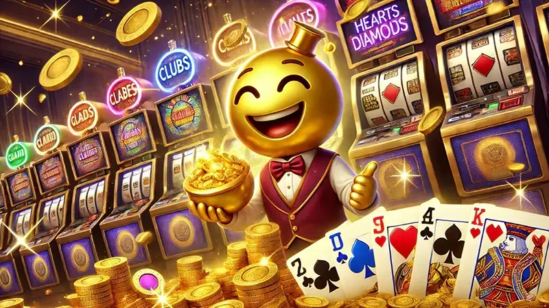 Tampilan visual permainan slot mobile HIATOTO dengan reels dan simbol bonus